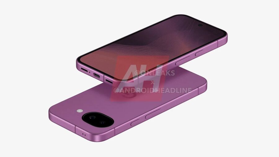 A Google Pixel 11a kisziv&aacute;rgott renderk&eacute;pe - forr&aacute;s: Android Headlines