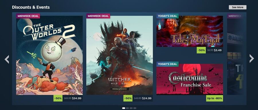 A Steam le&aacute;raz&aacute;sai &iacute;gy festenek jelenleg - forr&aacute;s: Valve