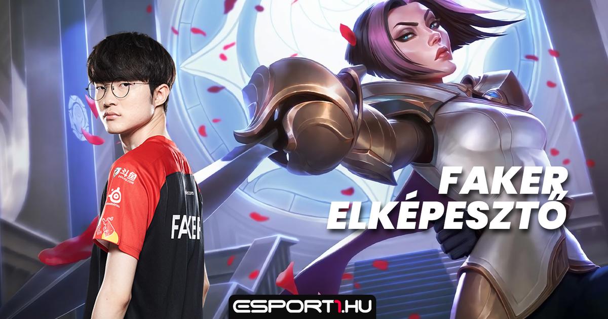 Esport 1 Minden esport 1 helyen LoL Faker ism t