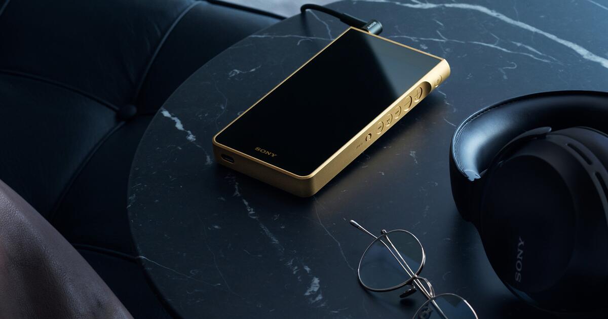 Sony has unveiled its latest Signature Series audio lineup, headlined by the gold-plated NW-WM1ZM3